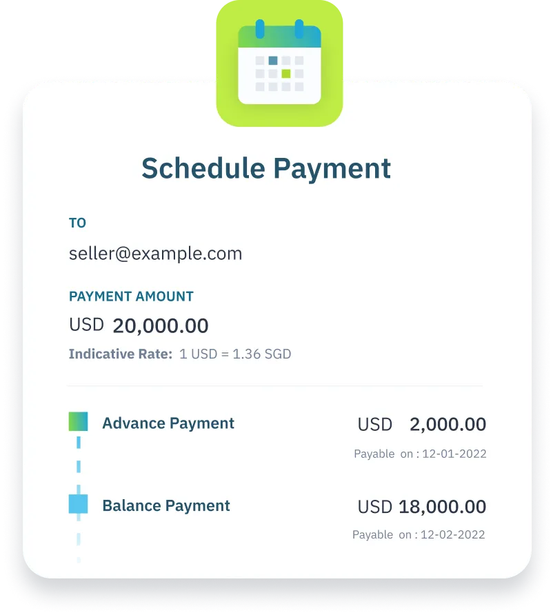 customisable milestone payments and payment release