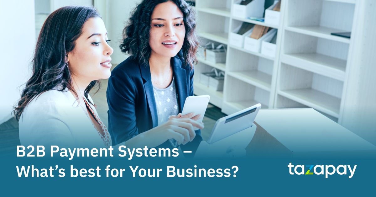 B2B Payment Systems – What’s best for Your Business?